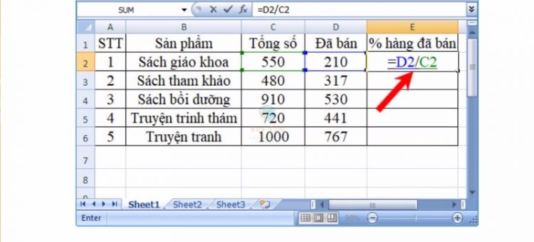 Cach-tinh-phan-tram-mot-so-trong-Excel-2