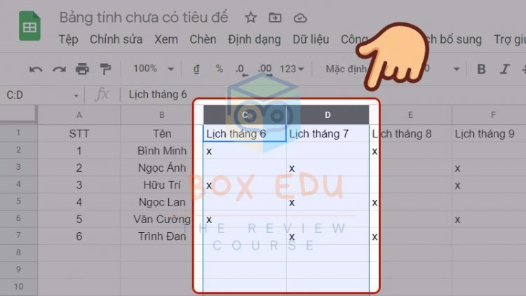Cach-nhom-cot-hang-bang-tinh-nang-Group-tren-Google-Sheet-1