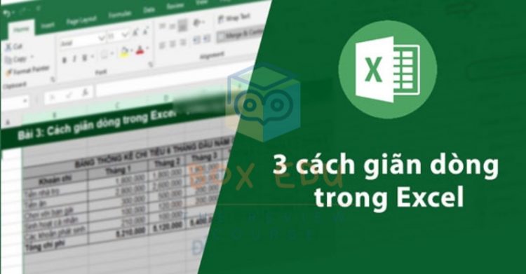 cach-gian-dong-trong-Excel