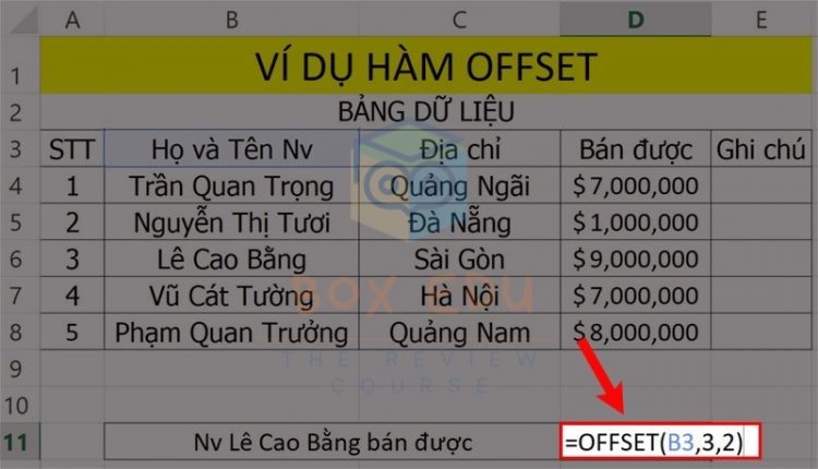 Cach-su-dung-ham-Offset-trong-Excel-1
